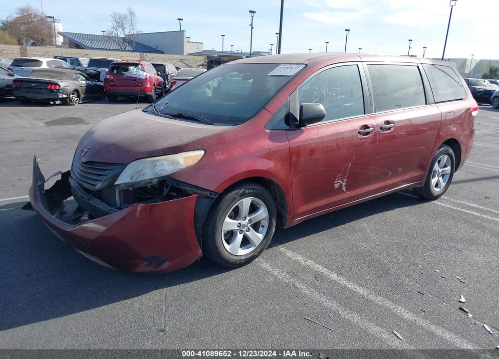 2014 TOYOTA SIENNA L V6 7 PASSENGER VIN: 5TDZK3DC1ES450154