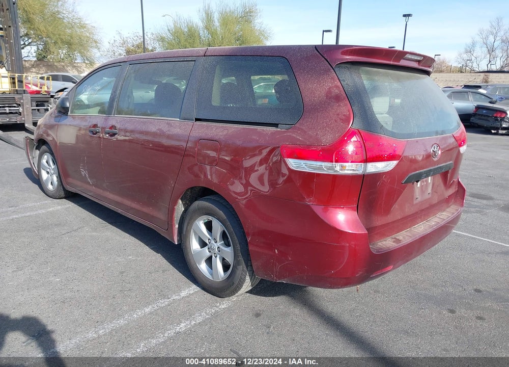 2014 TOYOTA SIENNA L V6 7 PASSENGER VIN: 5TDZK3DC1ES450154