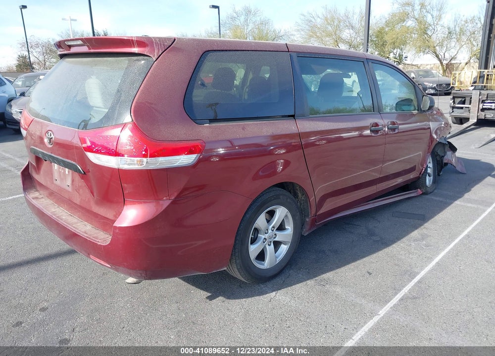 2014 TOYOTA SIENNA L V6 7 PASSENGER VIN: 5TDZK3DC1ES450154
