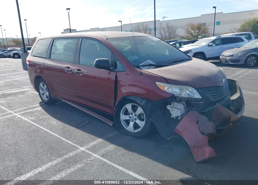 2014 TOYOTA SIENNA L V6 7 PASSENGER VIN: 5TDZK3DC1ES450154