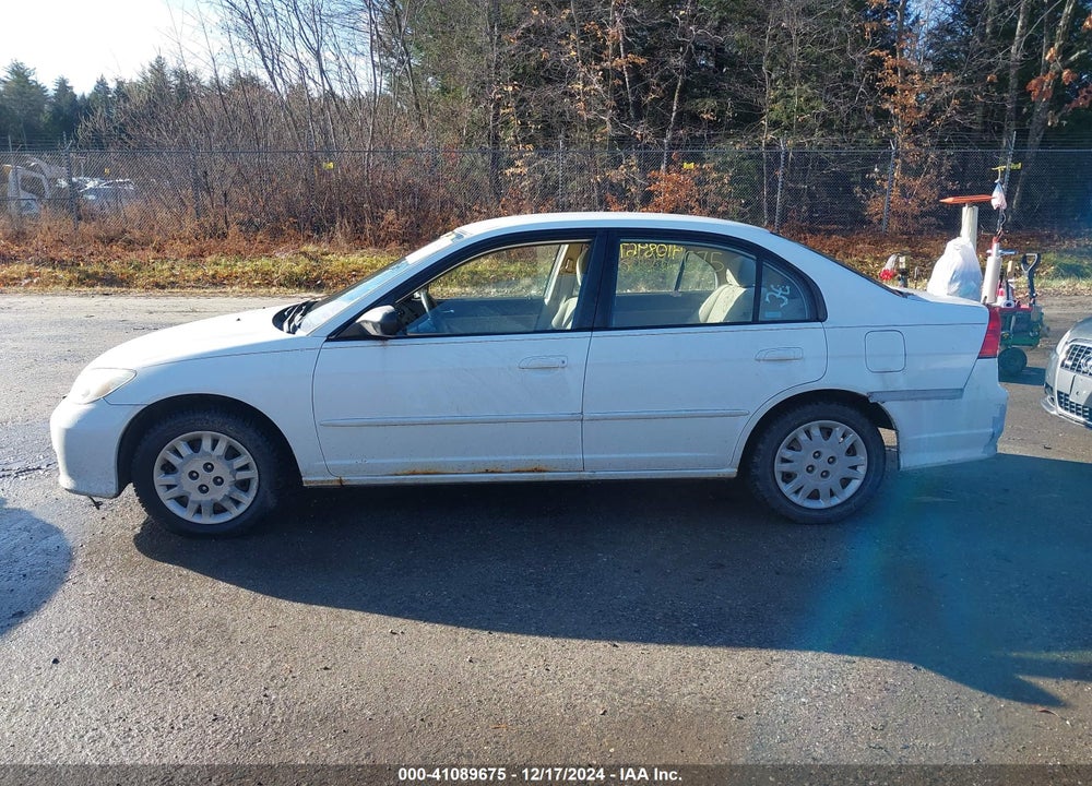 2005 HONDA CIVIC LX VIN: 2HGES16535H530668