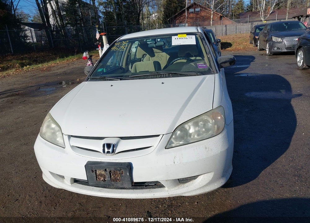 2005 HONDA CIVIC LX VIN: 2HGES16535H530668