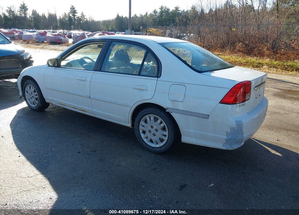 2005 HONDA CIVIC LX VIN: 2HGES16535H530668