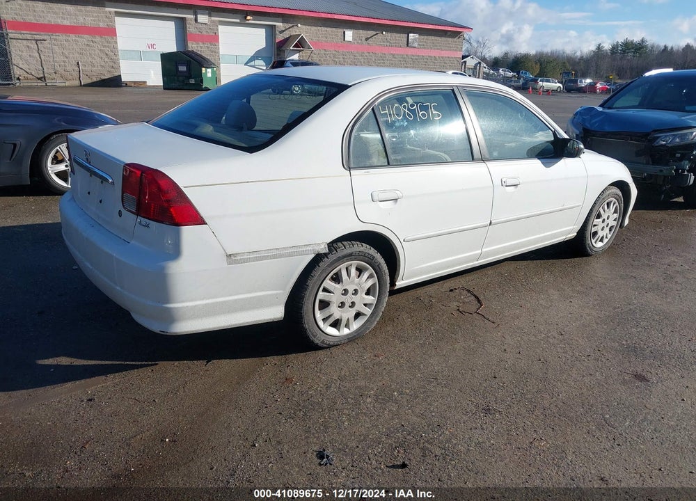 2005 HONDA CIVIC LX VIN: 2HGES16535H530668