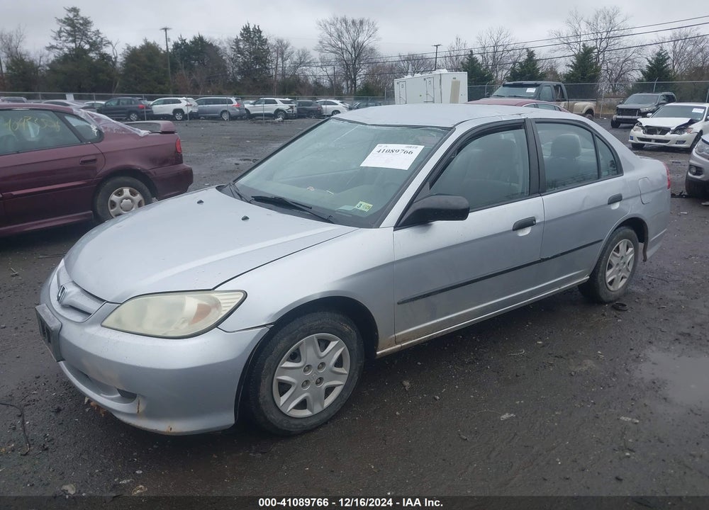 2004 HONDA CIVIC DX VIN: 2HGES15134H633716