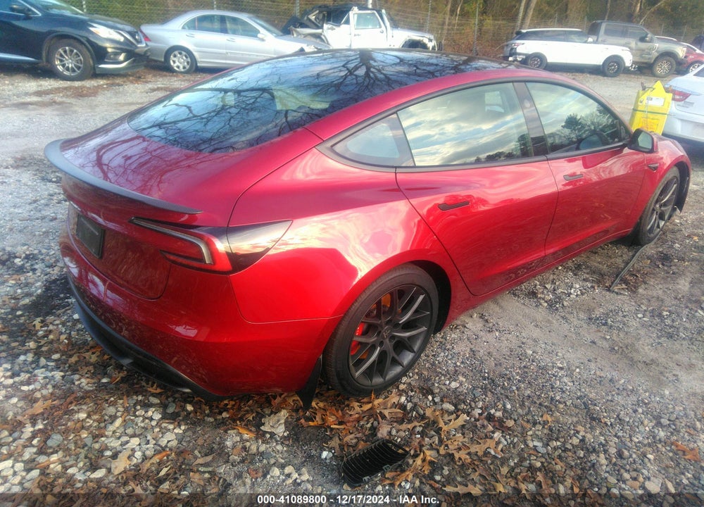 2024 TESLA MODEL 3 PERFORMANCE ALL-WHEEL DRIVE VIN: 5YJ3E1ETXRF809785