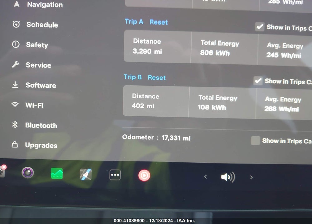 2024 TESLA MODEL 3 PERFORMANCE ALL-WHEEL DRIVE VIN: 5YJ3E1ETXRF809785