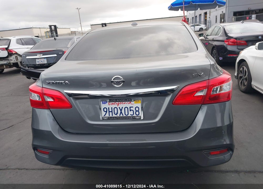 2017 NISSAN SENTRA SV VIN: 3N1AB7AP7HY280796