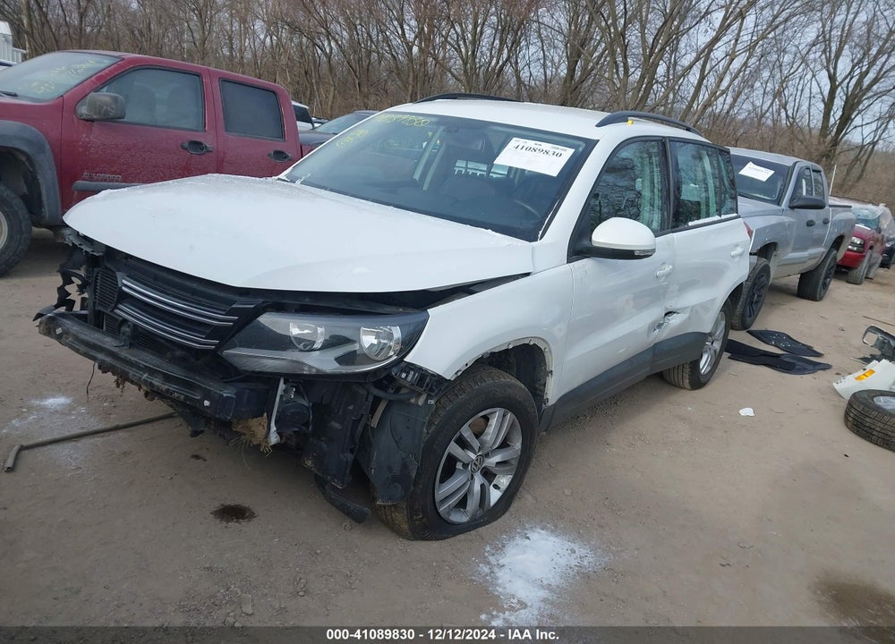 2017 VOLKSWAGEN TIGUAN 2.0T/2.0T S VIN: WVGAV7AX2HK014441