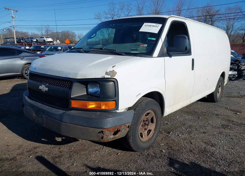 2008 CHEVROLET EXPRESS WORK VAN VIN: 1GCFG15X981186077