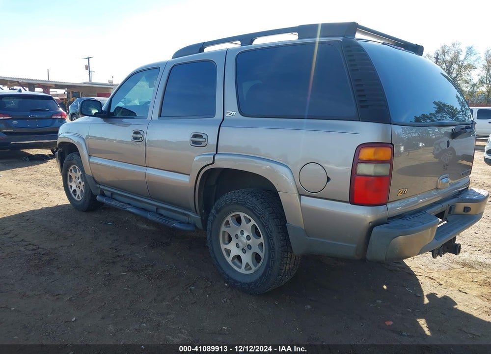 2003 CHEVROLET TAHOE Z71 VIN: 1GNEK13Z13R226927