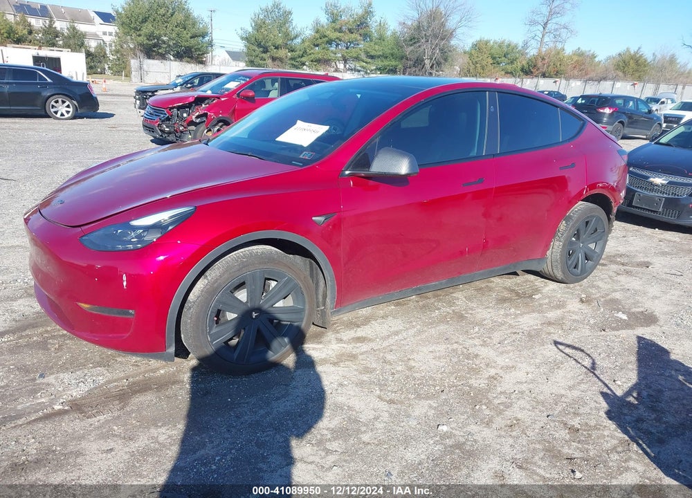 2024 TESLA MODEL Y LONG RANGE DUAL MOTOR ALL-WHEEL DRIVE VIN: 7SAYGDEEXRA286352