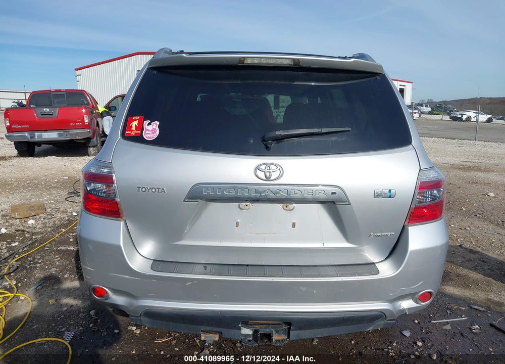 2008 TOYOTA HIGHLANDER HYBRID LIMITED VIN: JTEEW44A282021121