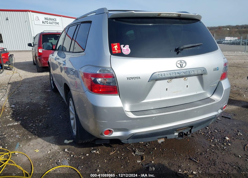 2008 TOYOTA HIGHLANDER HYBRID LIMITED VIN: JTEEW44A282021121