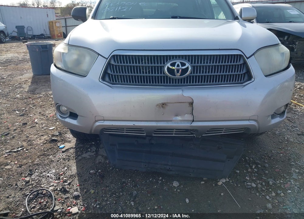 2008 TOYOTA HIGHLANDER HYBRID LIMITED VIN: JTEEW44A282021121