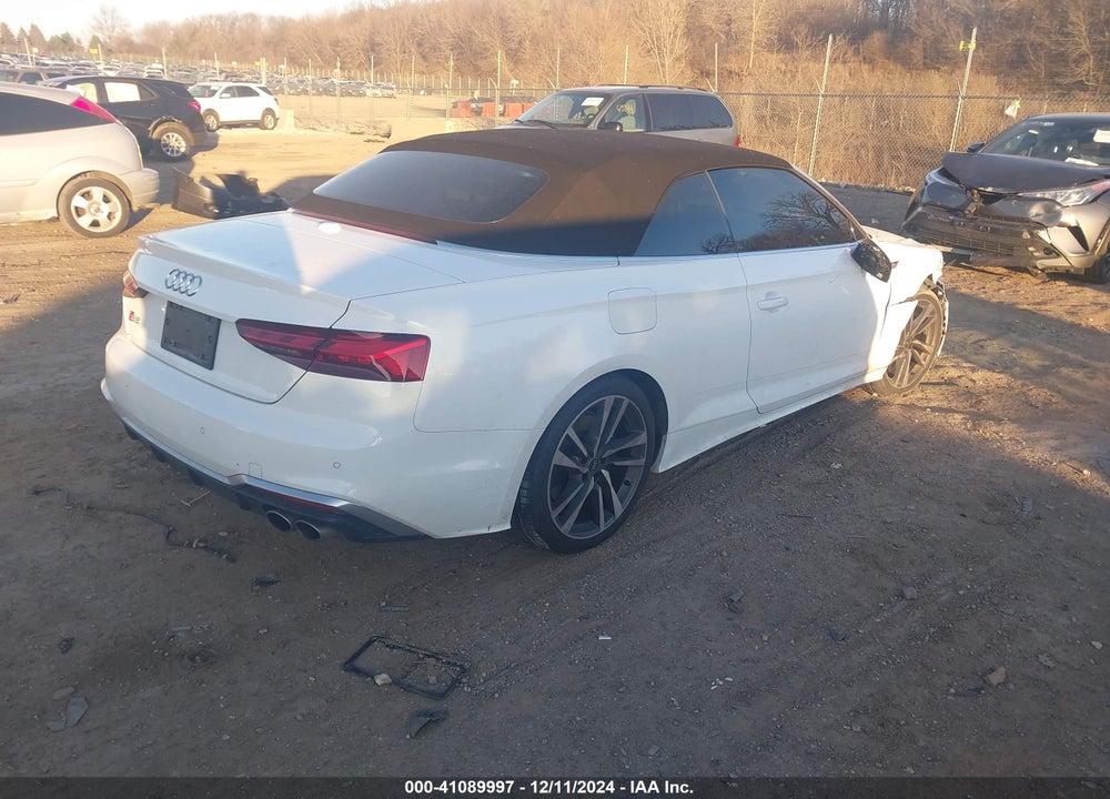 2023 AUDI S5 CABRIOLET VIN: WAUW4GF56PN000931