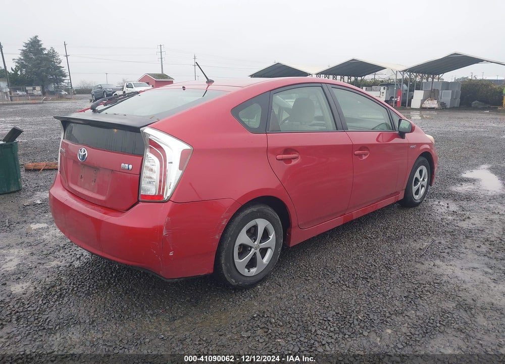 2013 TOYOTA PRIUS VIN: JTDKN3DU4D1625610