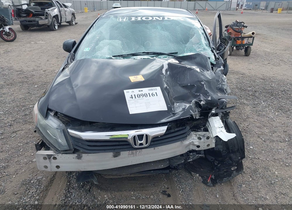 2012 HONDA CIVIC LX VIN: 19XFB2F57CE350837