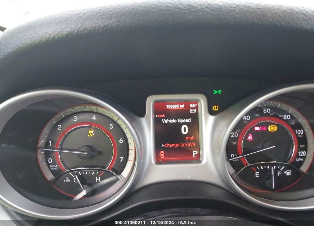 2016 DODGE JOURNEY SE VIN: 3C4PDCAB1GT132458