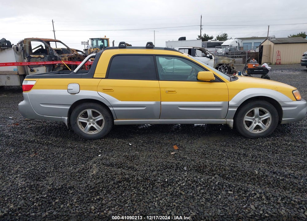 2003 SUBARU BAJA VIN: 4S4BT61C937106921