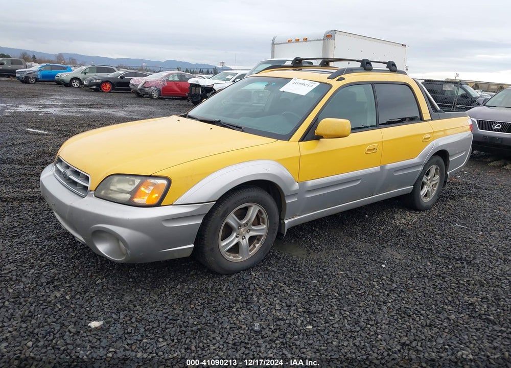 2003 SUBARU BAJA VIN: 4S4BT61C937106921