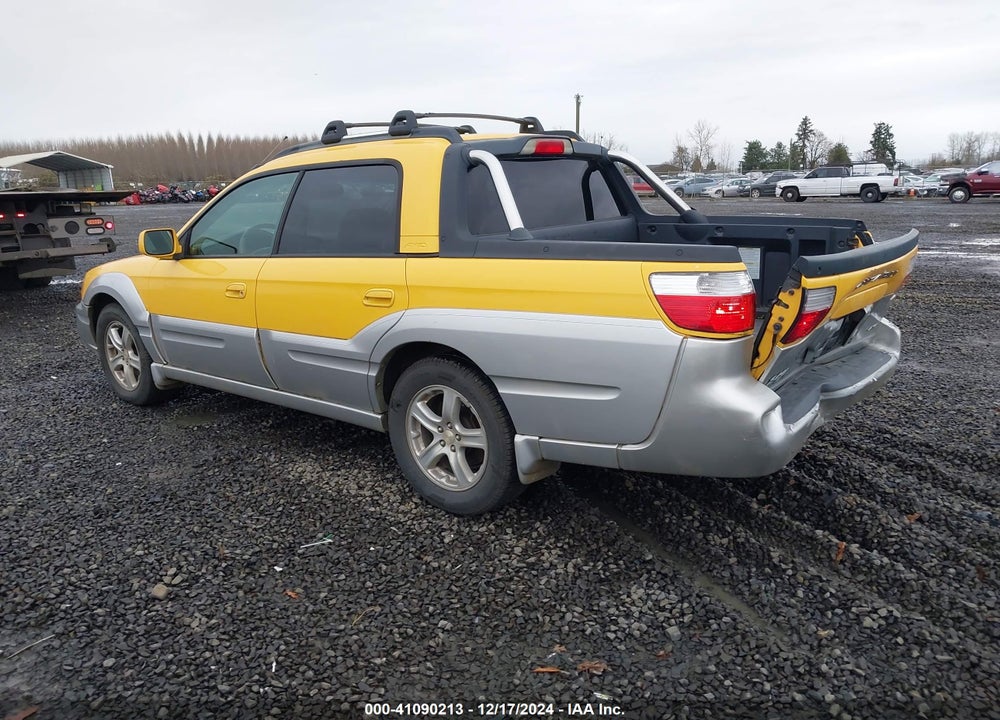 2003 SUBARU BAJA VIN: 4S4BT61C937106921