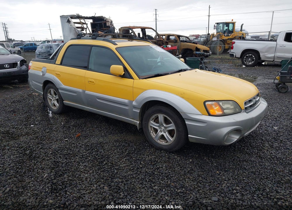 2003 SUBARU BAJA VIN: 4S4BT61C937106921