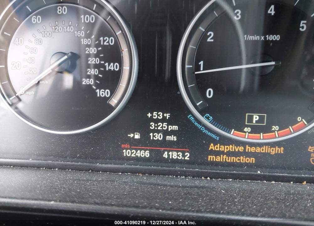 2013 BMW 528I VIN: WBAXH5C54DD106572