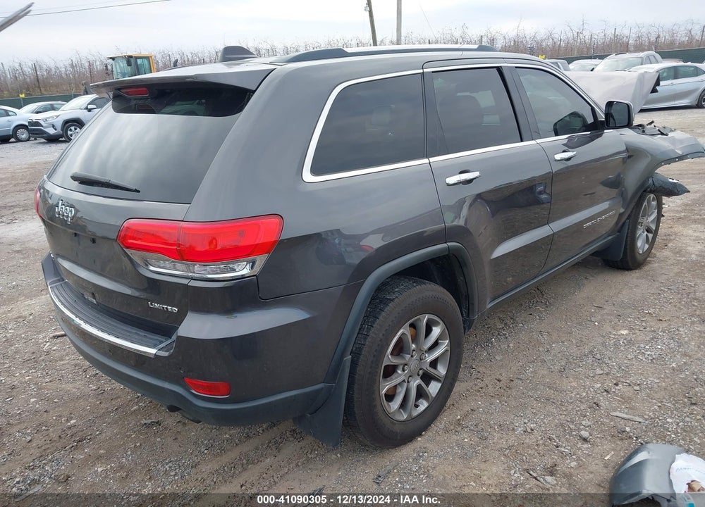 2015 JEEP GRAND CHEROKEE LIMITED VIN: 1C4RJFBG6FC207789