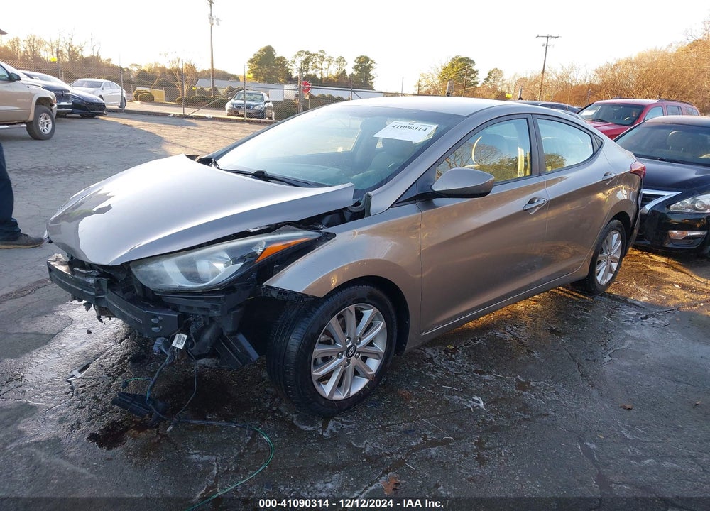 2014 HYUNDAI ELANTRA SE VIN: 5NPDH4AE6EH479434