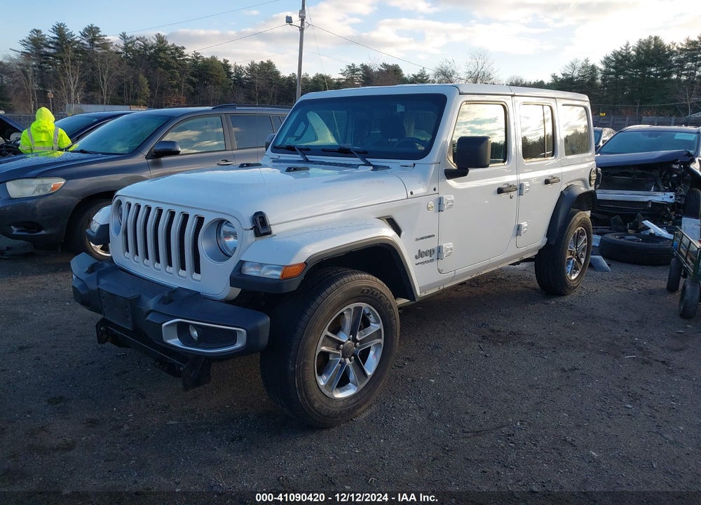 2020 JEEP WRANGLER UNLIMITED SAHARA VIN: 1C4HJXENXLW220910