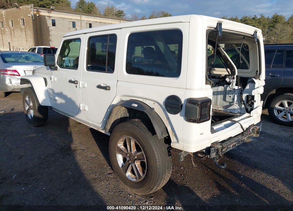 2020 JEEP WRANGLER UNLIMITED SAHARA VIN: 1C4HJXENXLW220910