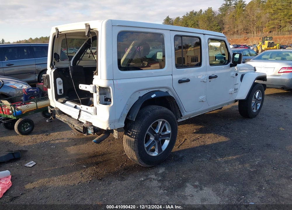 2020 JEEP WRANGLER UNLIMITED SAHARA VIN: 1C4HJXENXLW220910