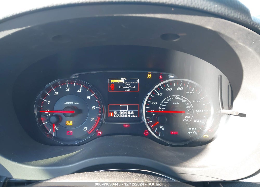 2018 SUBARU WRX VIN: JF1VA1A67J9801684