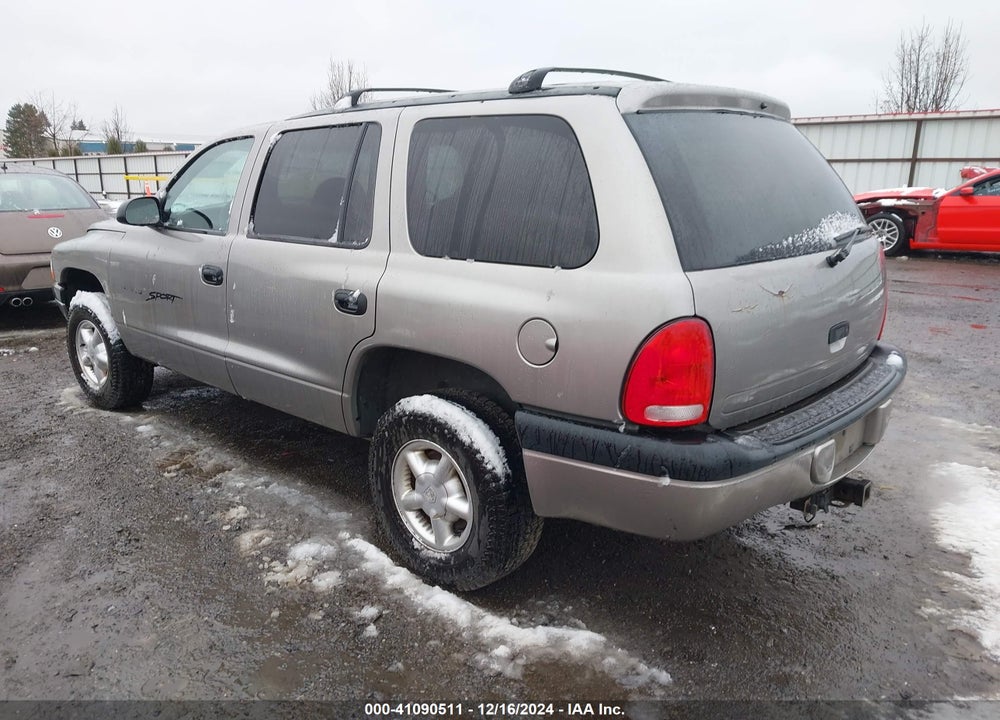 2000 DODGE DURANGO VIN: 1B4HS28N5YF247108