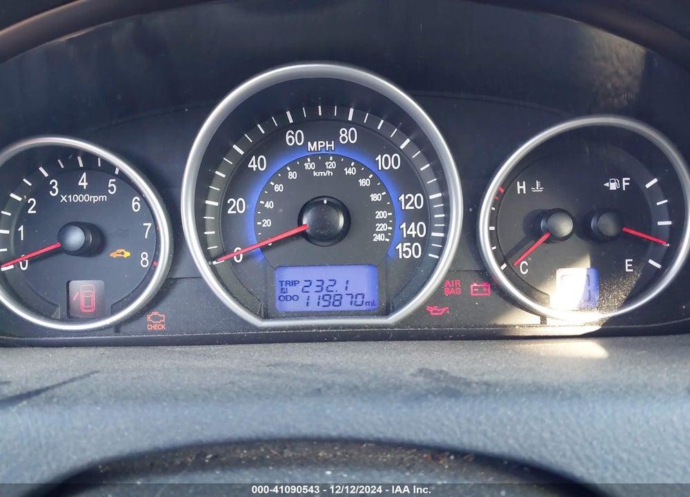2012 HYUNDAI VERACRUZ LIMITED VIN: KM8NUDCC1CU194408
