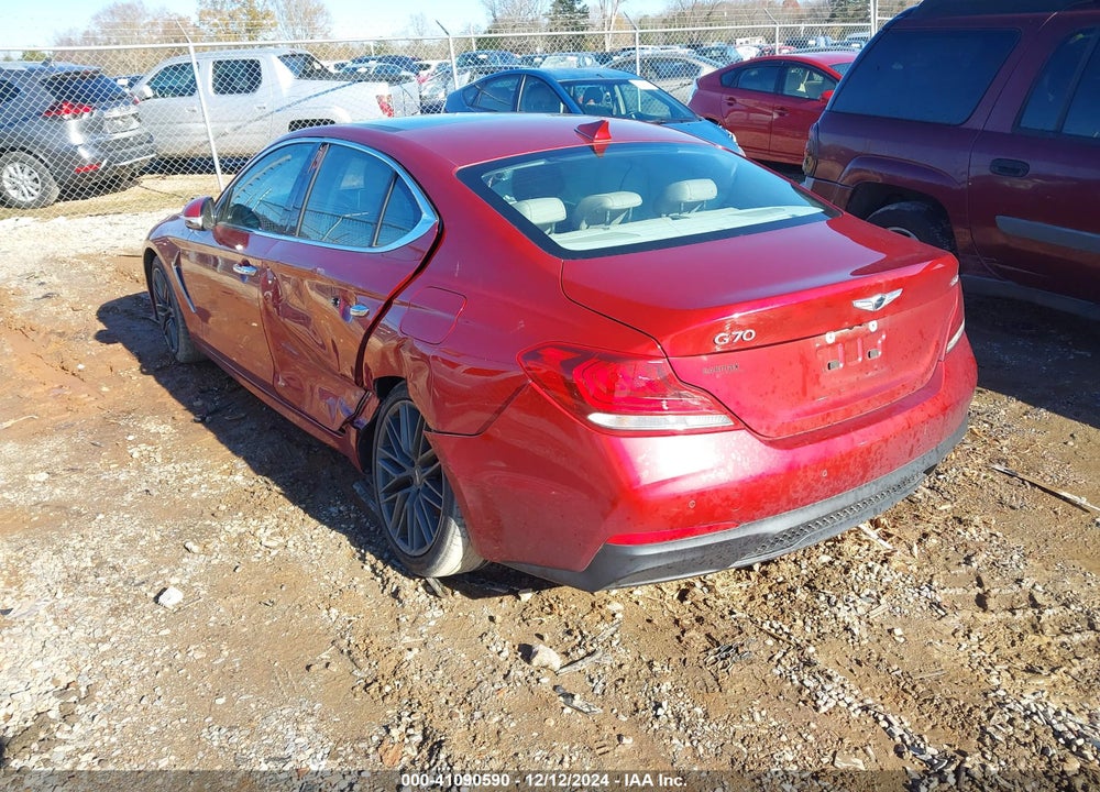 2019 GENESIS G70 2.0T ADVANCED VIN: KMTG34LA5KU018444