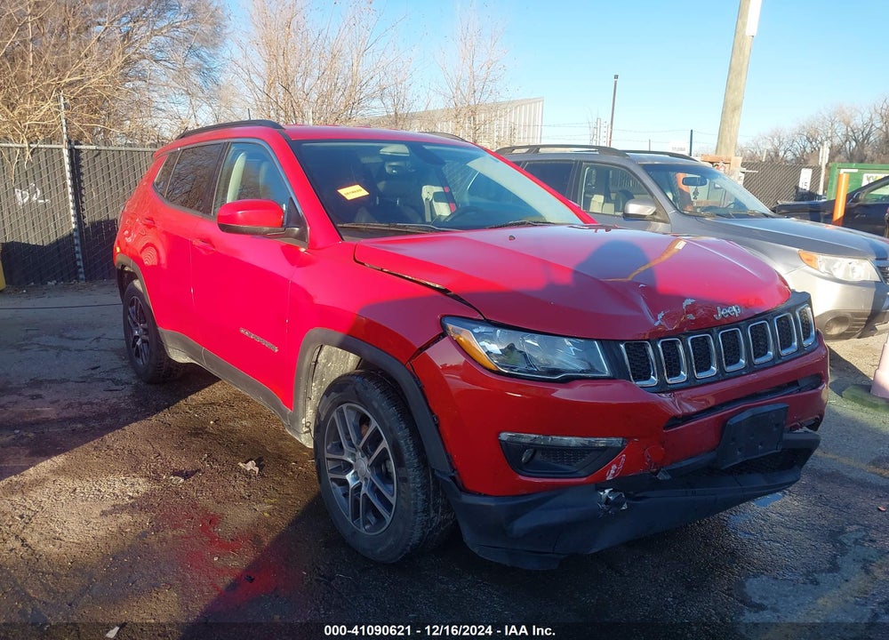 2018 JEEP COMPASS LATITUDE FWD VIN: 3C4NJCBB7JT240993