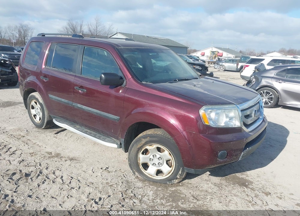 2011 HONDA PILOT LX VIN: 5FNYF4H26BB019218