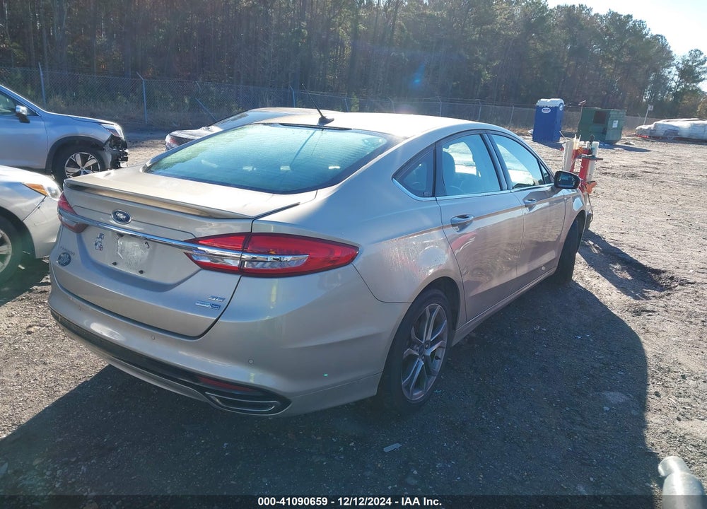 2017 FORD FUSION SE VIN: 3FA6P0T96HR289371