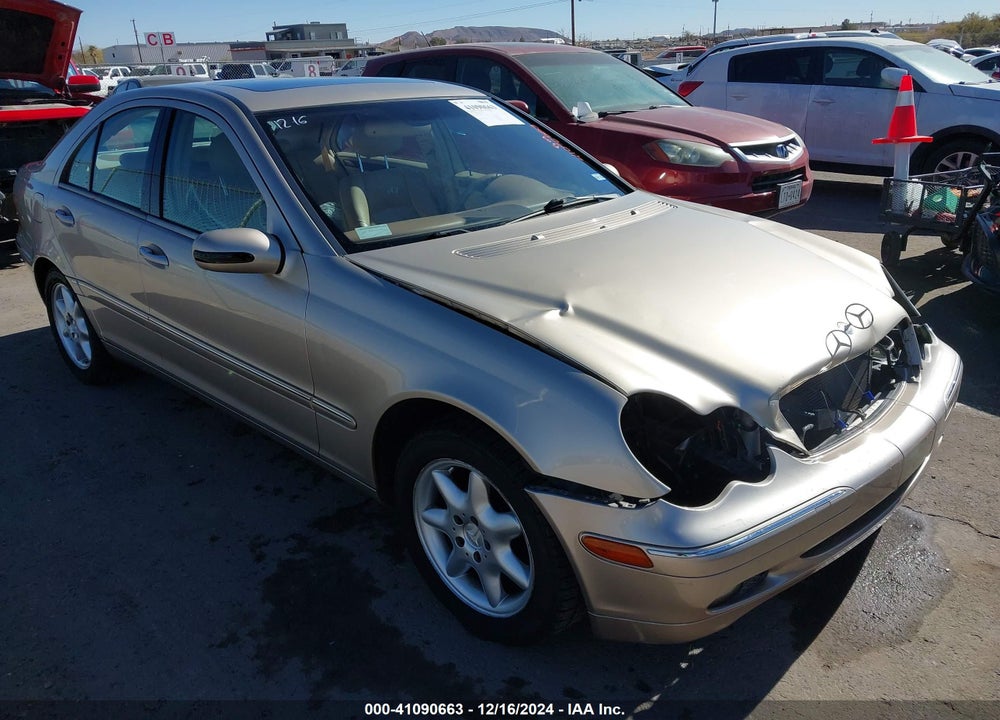 2001 MERCEDES-BENZ C 240 VIN: WDBRF61J01F041533