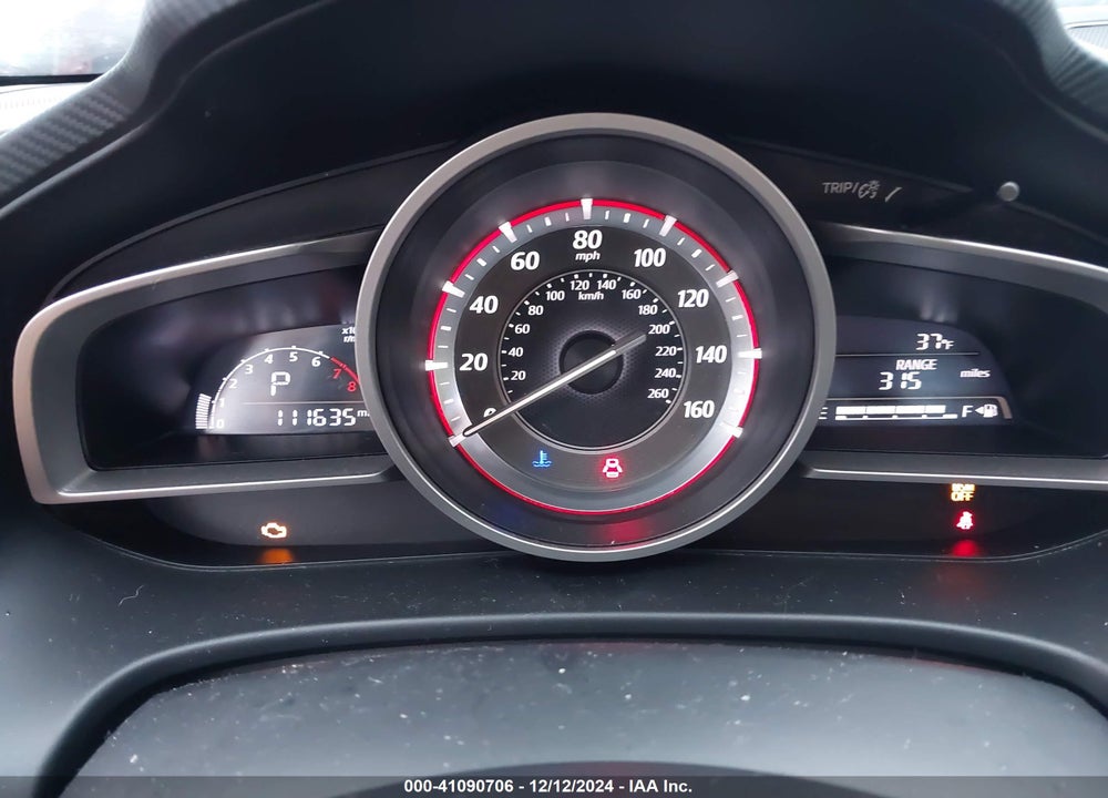 2014 MAZDA 3 I GRAND TOURING VIN: JM1BM1W76E1114478