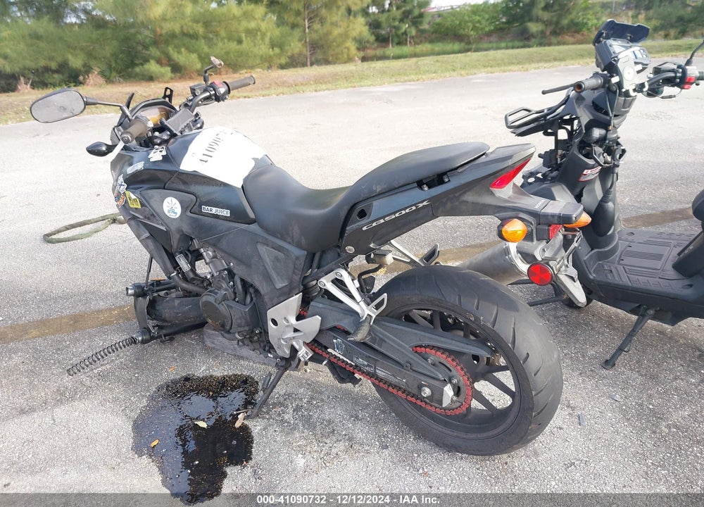 2013 HONDA CB500 X VIN: MLHPC4616D5000961