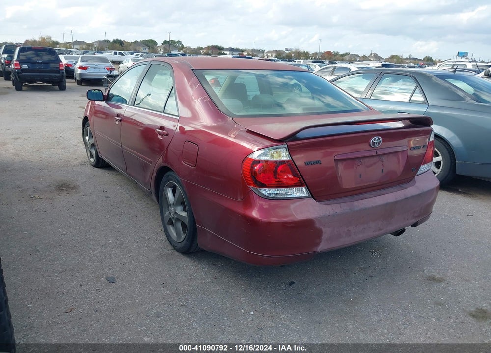 2005 TOYOTA CAMRY SE V6 VIN: 4T1BA32K55U507381