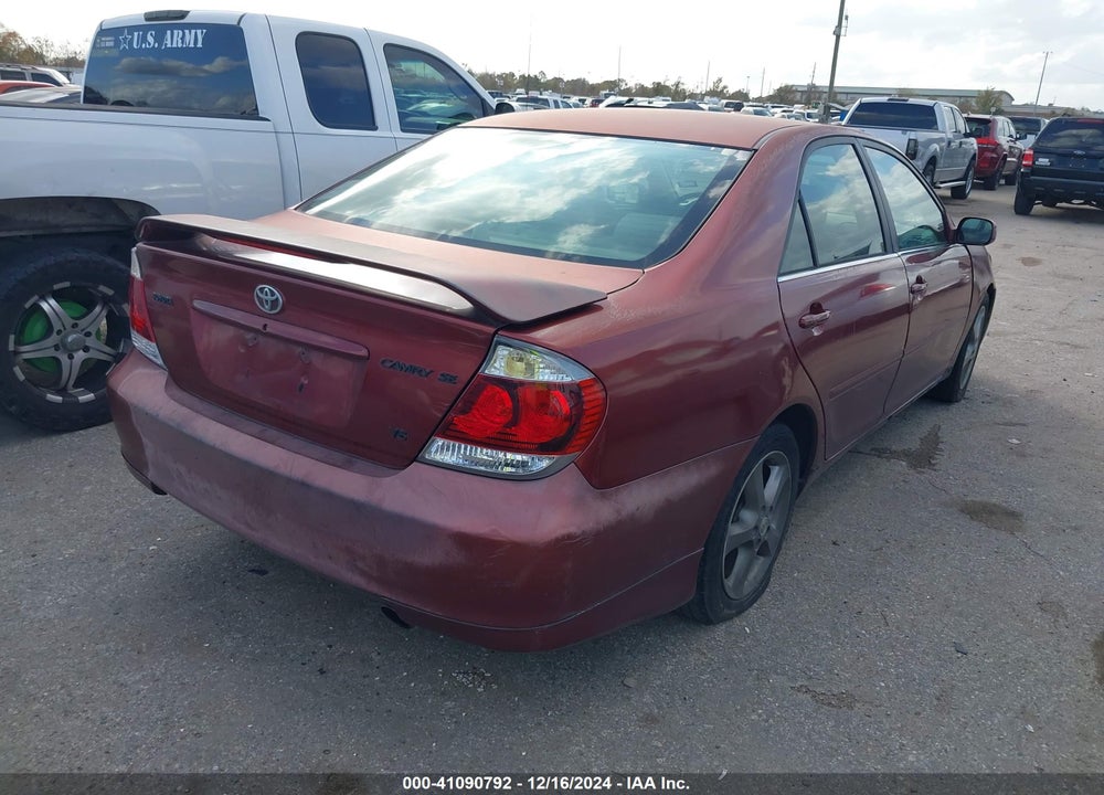 2005 TOYOTA CAMRY SE V6 VIN: 4T1BA32K55U507381