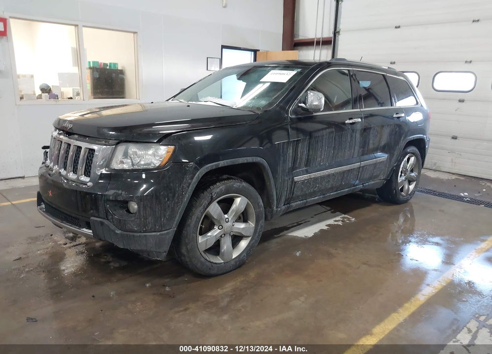 2013 JEEP GRAND CHEROKEE OVERLAND VIN: 1C4RJFCT8DC524739
