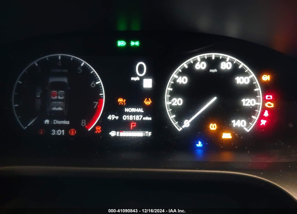 2024 HONDA HR-V 2WD EX-L/2WD EX-L W/O BSI VIN: 3CZRZ1H76RM725045