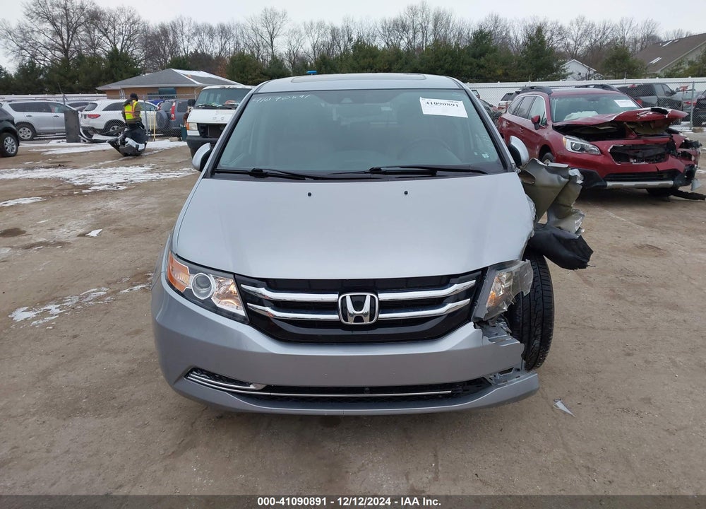2016 HONDA ODYSSEY EX-L VIN: 5FNRL5H66GB009592