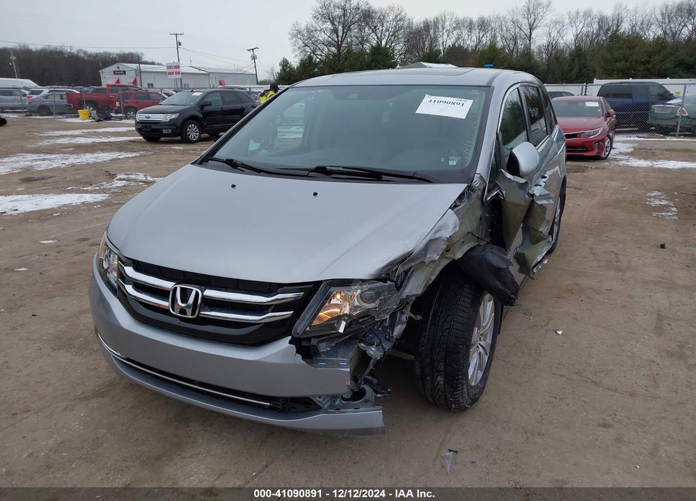 2016 HONDA ODYSSEY EX-L VIN: 5FNRL5H66GB009592
