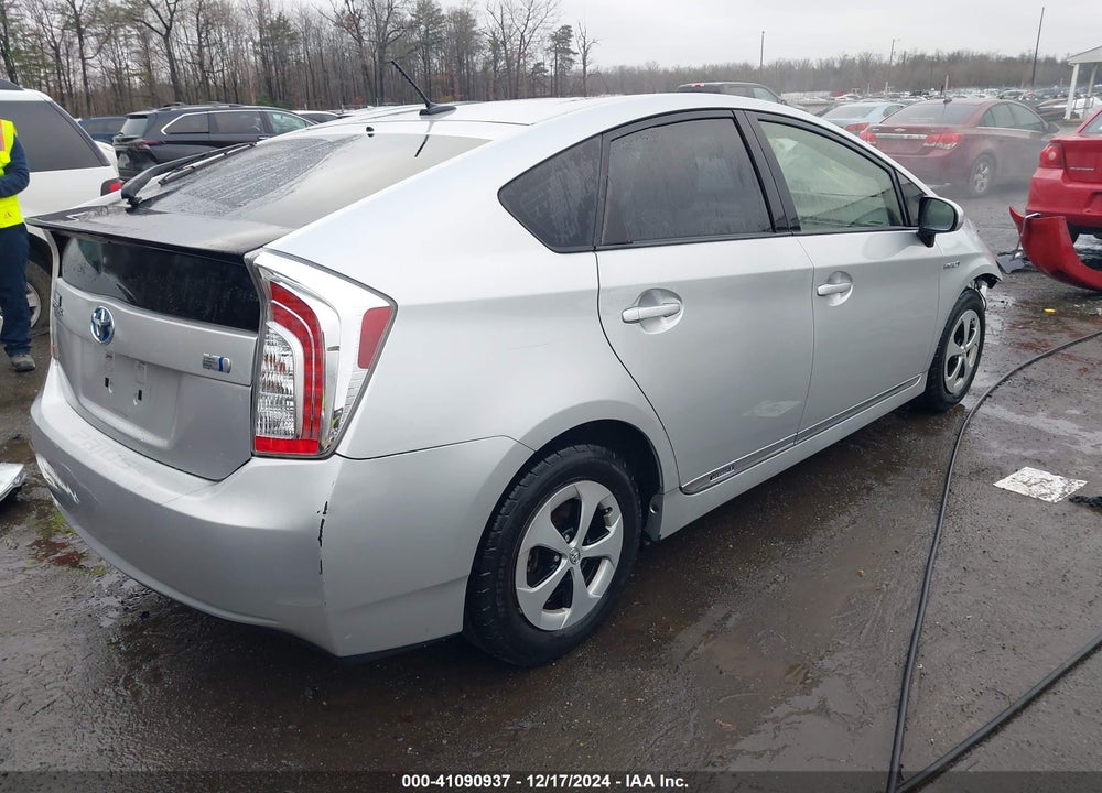 2012 TOYOTA PRIUS THREE VIN: JTDKN3DU5C5485414